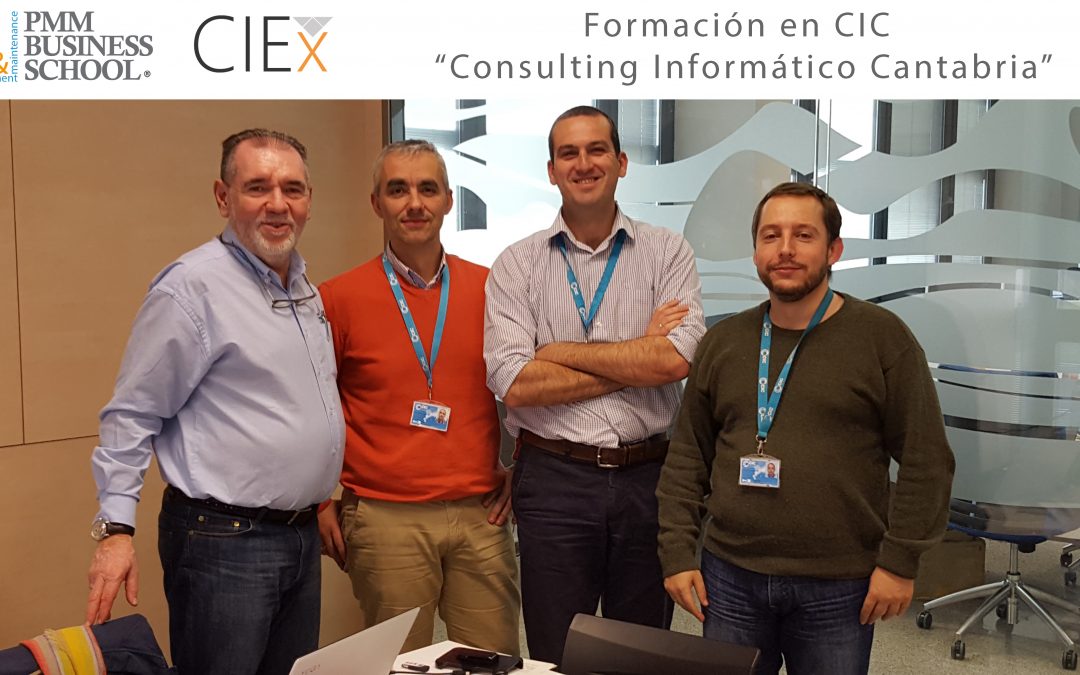 PMM imparte formación en la CIC “Consulting Informático Cantabria” es una empresa de ingeniería y desarrollo de proyectos de informática y comunicaciones” en Implementación de Gestión de Activo (ISO 55002) en el sector de Energia & Utilities